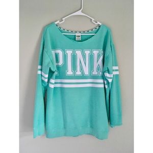 PINK Victoria’s Secret Seafoam Sweatshirt, Small